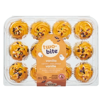 Two-Bite® Halloween Vanilla Cupcakes