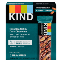 Kind Barres Noix, sel de mer et chocolat noir 200 g, 4,00 $/100g