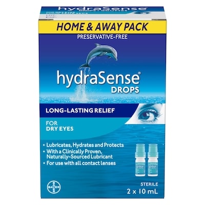 Hydrasense Eye Drops, For Dry Eyes, Preservative Free 20 ml, $117.45/100ml