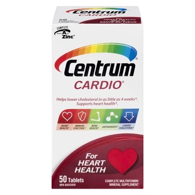 Centrum Cardio 50S 50 ea, $0.35/1ea