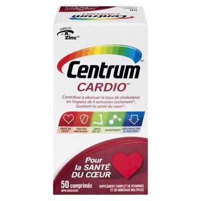 Centrum CENTRUM CARDIO 50 50 ea, 0,35 $/1ch