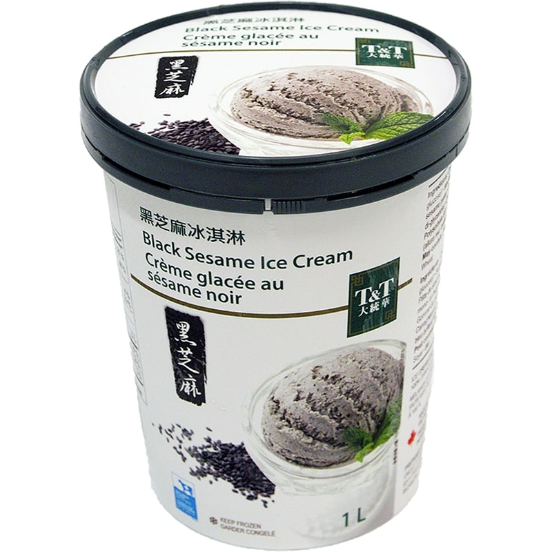 Black Sesame Ice Cream