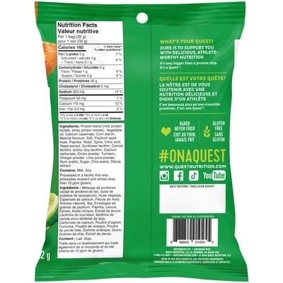 Tortilla Style Protein Chips - Chili Lime