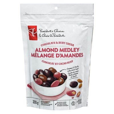 President's Choice Almond Medley 250 g, $3.80/100g