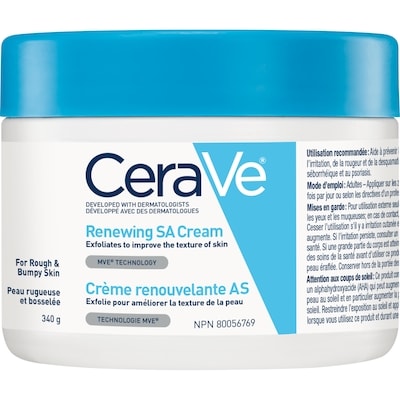 CeraVe Crème renouvelante as pour la peau extrêmement sèche, rugueuse et bosselée 340 g, 7,94 $/100g