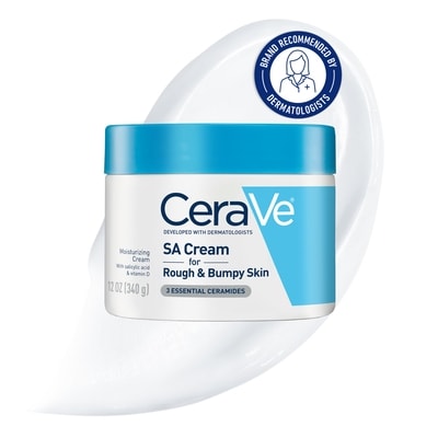 CeraVe Crème à l'acide salicylique, pour peau rugueuse et bosselée 340 g, 7,29 $/100g