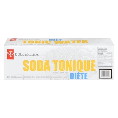 le Choix du Président Soda tonique diète 12x355.0 ml, 0,15 $/100ml