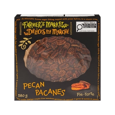 Délices du Marché Tarte aux pacanes 580 g, 1,03 $/100g