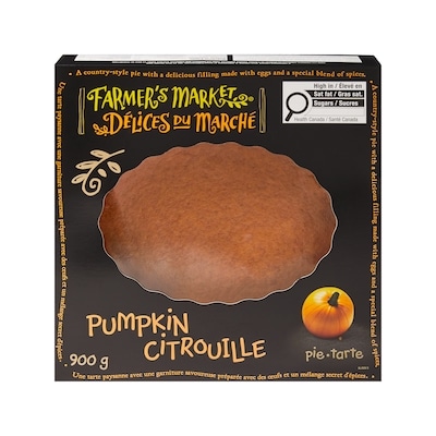 Farmer's Market Pumpkin Pie 900 g, $1.00/100g