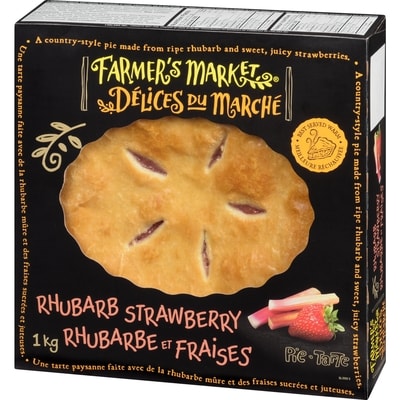 Rhubarb Strawberry Pie