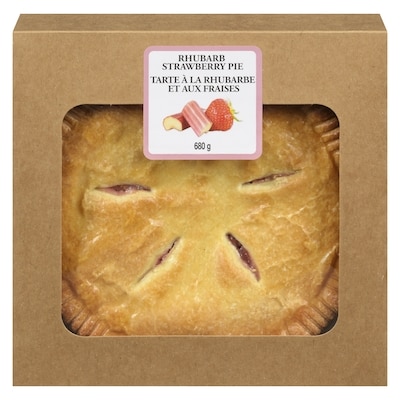 null Strawberry Rhubarb Pie, 8 Inch 680 g, $0.88/100g