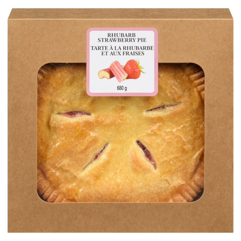 Strawberry Rhubarb Pie, 8 Inch