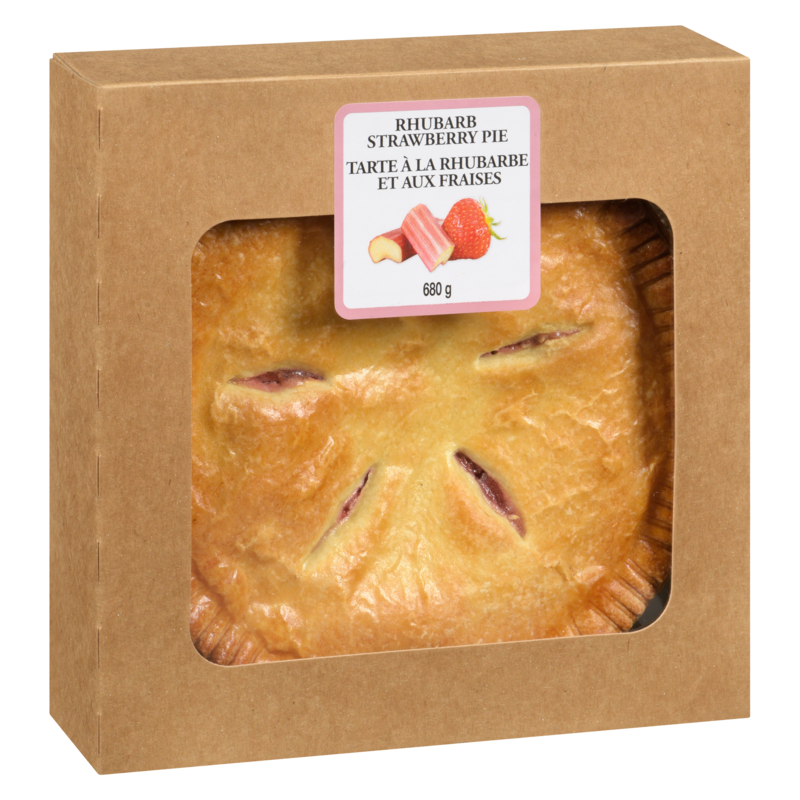 Strawberry Rhubarb Pie, 8 Inch