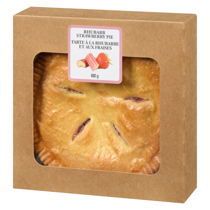 Strawberry Rhubarb Pie, 8 Inch