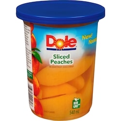 In Light Fruit Juice Syrup Sliced Peaches