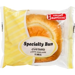 Golden Happiness Specialty Bun Crème Anglaise 100 g, 1,28 $/100g