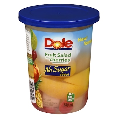 Dole No Sugar Added Fruit Salad With Cherries 540 ml, $0.87/100ml