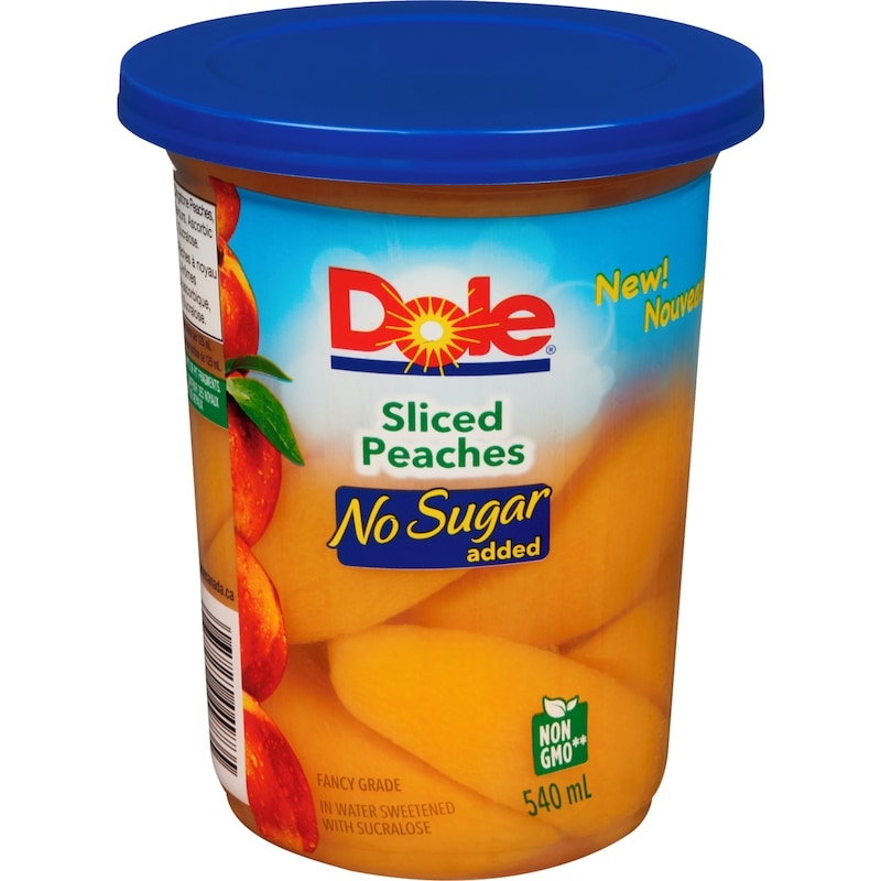 No Sugar Added Sliced Peaches