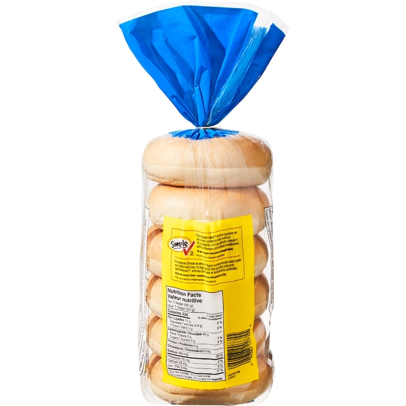 Bagel Plain, 6 Pack