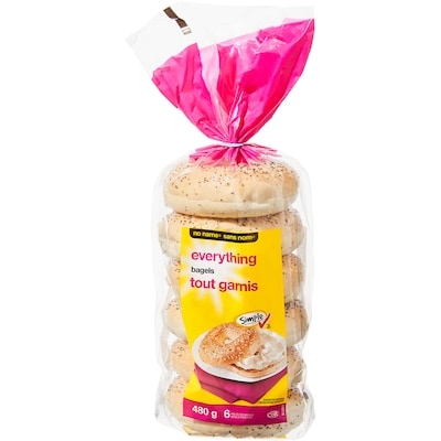 No Name Everything Bagels 510 g, $0.49/100g