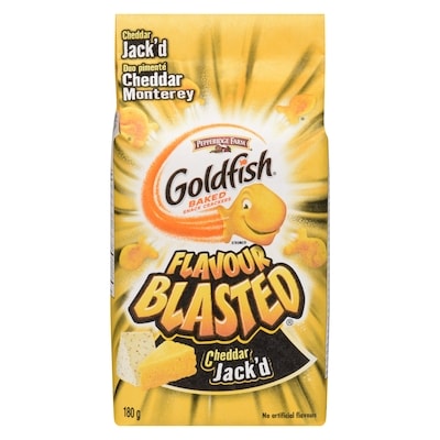 Pepperidge Farm Cheddar Jack'D Baked Snack Crackers 180 g, $2.50/100g