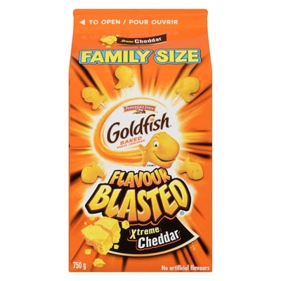 Pepperidge Farm Xtreme Cheddar Family Size Baked Snack Crackers 750 g, $1.47/100g