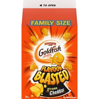 Pepperidge Farm Xtreme Cheddar Family Size Baked Snack Crackers 750 g, $1.47/100g