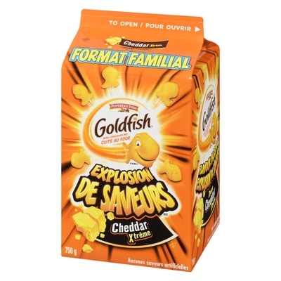 Cheddar Xtrême Format Familial Mini-Craquelins Cuits Au Four