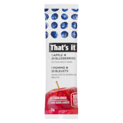 That’s It Barre aux fruits That’s It, bleuets 35 g, 9,40 $/100g