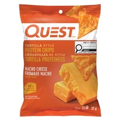 Quest Tortilla Style Protein Chips - Nacho Cheese 32 g, $14.03/100g