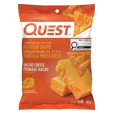 Quest Nacho Tortilla Chips 32 g, $14.03/100g