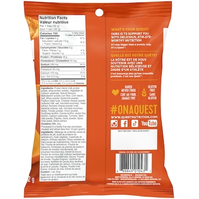 croustilles de style tortilla protéinées – Saveur Fromage Nacho