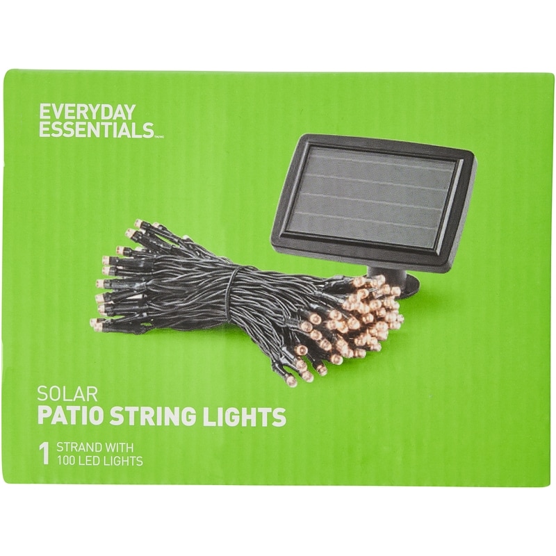 Solar Patio String LED Lights 100 Count