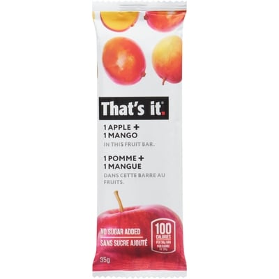 That's It That'S It Mango Fruit Bar 35 g, $9.40/100g