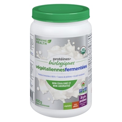 Genuine Health GHEA PROTEINE+ VEG BIO NON ARO 600 g, 10,17 $/100g