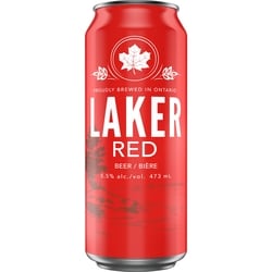 Laker Red Beer (ID required at pick-up) 473 ml, $0.52/100ml