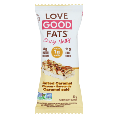 LoveGoodFats Chewy-Nutty Salted Caramel 40 g, $7.50/100g