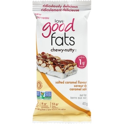 LoveGoodFats Caramel salé au goût de noix 40 g, 8,23 $/100g