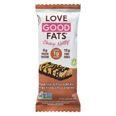 LoveGoodFats Chewy-Nutty Peanut Chocolatey 40 g, $7.48/100g