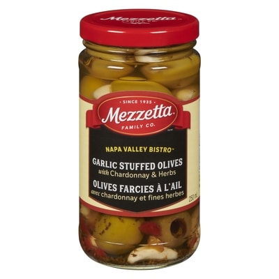 Mezzetta Napa Valley Garlic Stuffed Olives 250 ml, $3.80/100ml