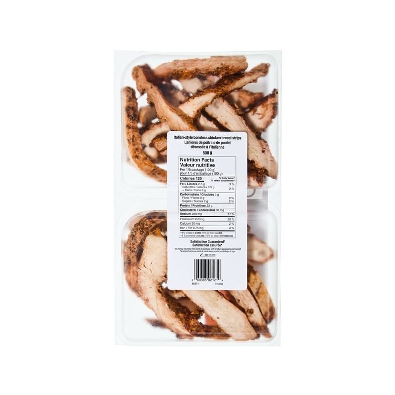 Italian-Style Boneless Chicken Breast Strips