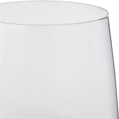 Verre transparent sans pied
