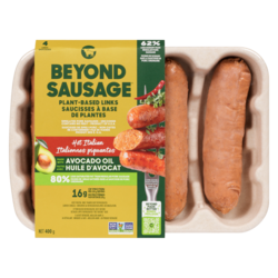 Beyond Meat Saucisses souper à base de plantes – Épicé, 4 mcx 400 g, 1,75 $/100g