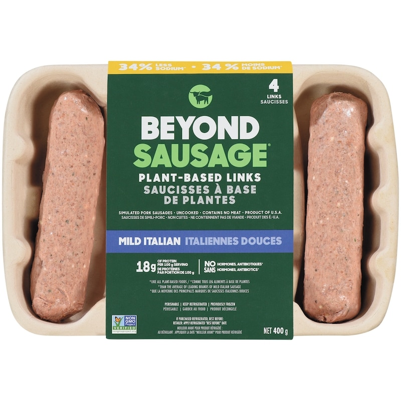 Plant-Based Dinner Sausage - Mild, 4ct
