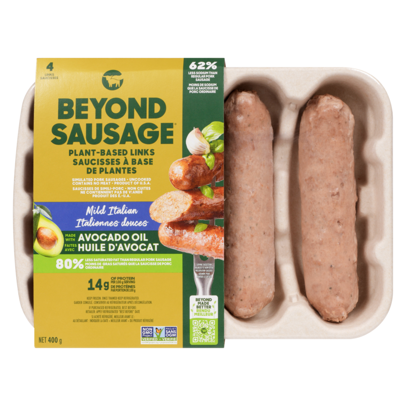 Beyond Meat Plant-Based Dinner Sausage - Mild, 4ct - 400 g | Zehrs