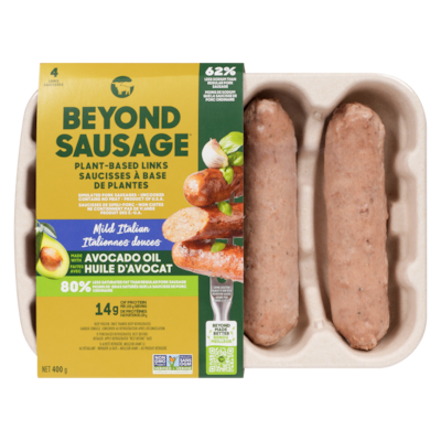 Saucisses souper à base de plantes – Doux, 4 mcx