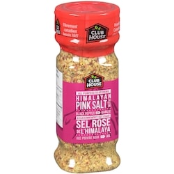 Club House Himalayan Pink Salt, Black Pepper Garlic Seasoning