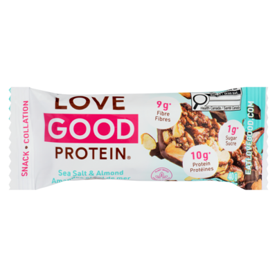 LoveGoodFats Chocolat noir au sel de mer aux amandes et aux noix 40 g, 8,23 $/100g