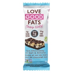 LoveGoodFats Chocolat noir au sel de mer aux amandes et aux noix 40 g, 7,50 $/100g
