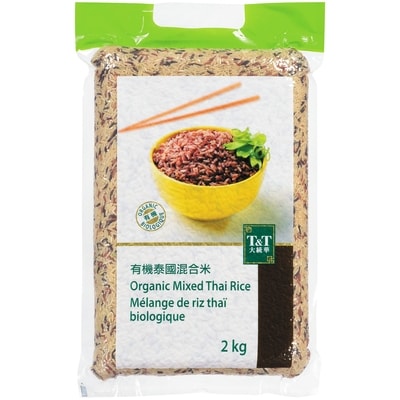 T&T Organic Mixed Thai Rice 2 kg, $0.55/100g